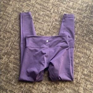 Eggplant lululemon legging size 6